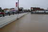 Northwest corner of Main St. bridge, at ~14ft