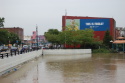 Flood waters at 6:30pm on 8/21, around 14 feet